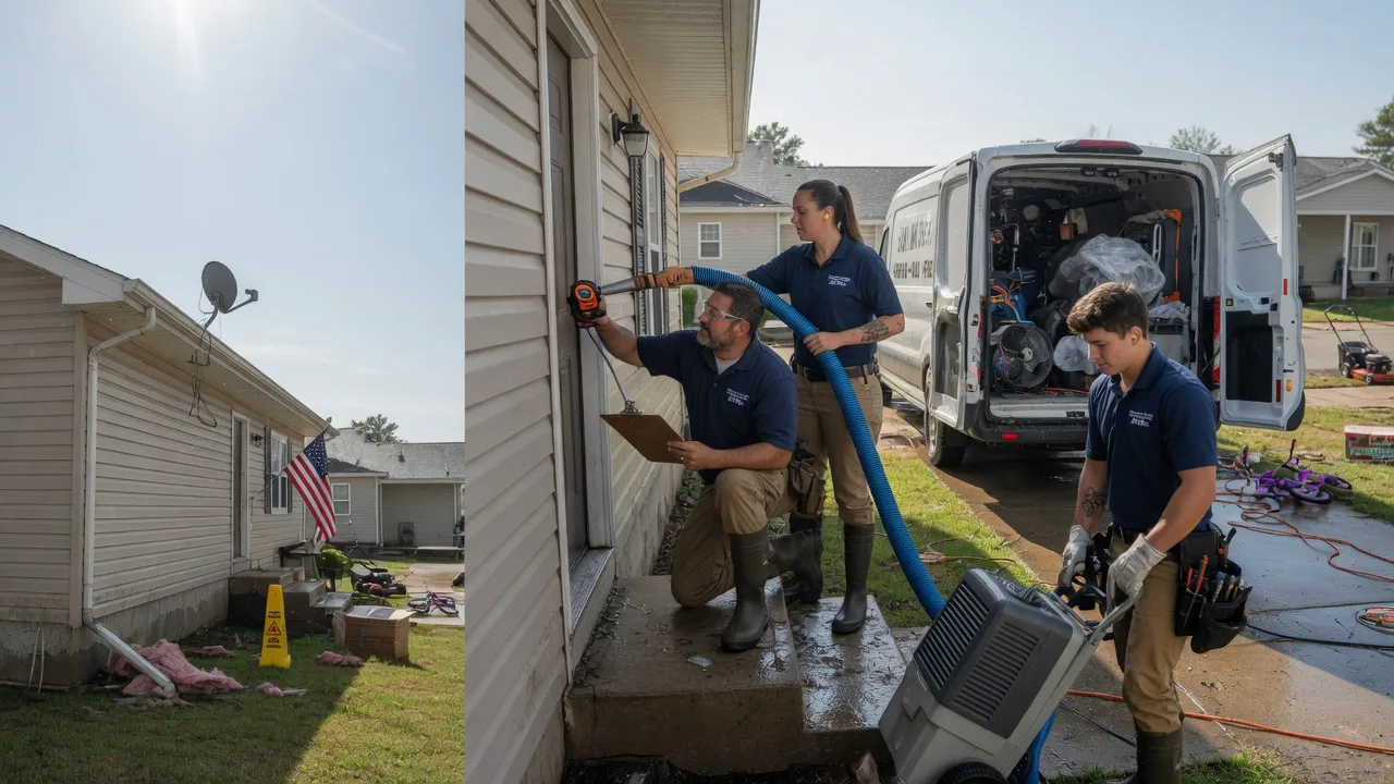 Ceiling Water Damage Restoration in Fairview, IL near me